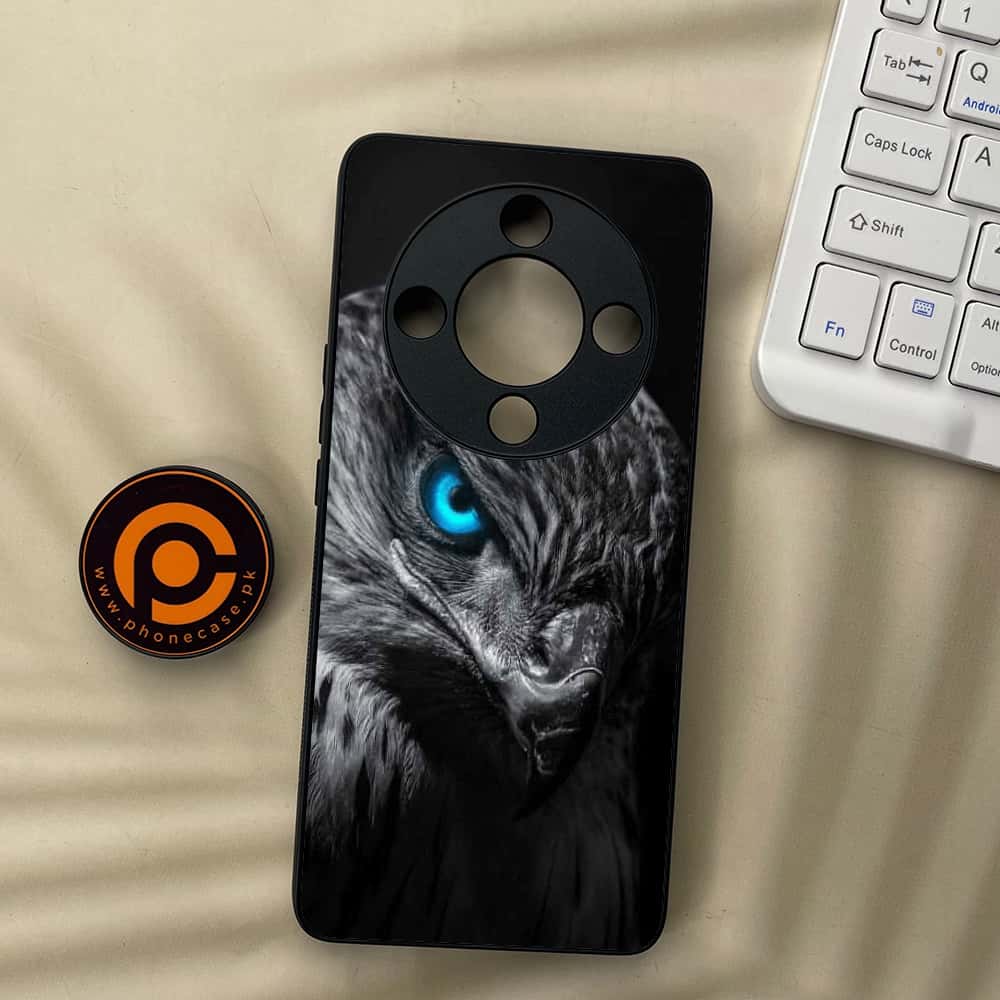 HONOR X9b 5G - Black Art Series - Premium Metal  Printed soft Bumper shock Proof Case