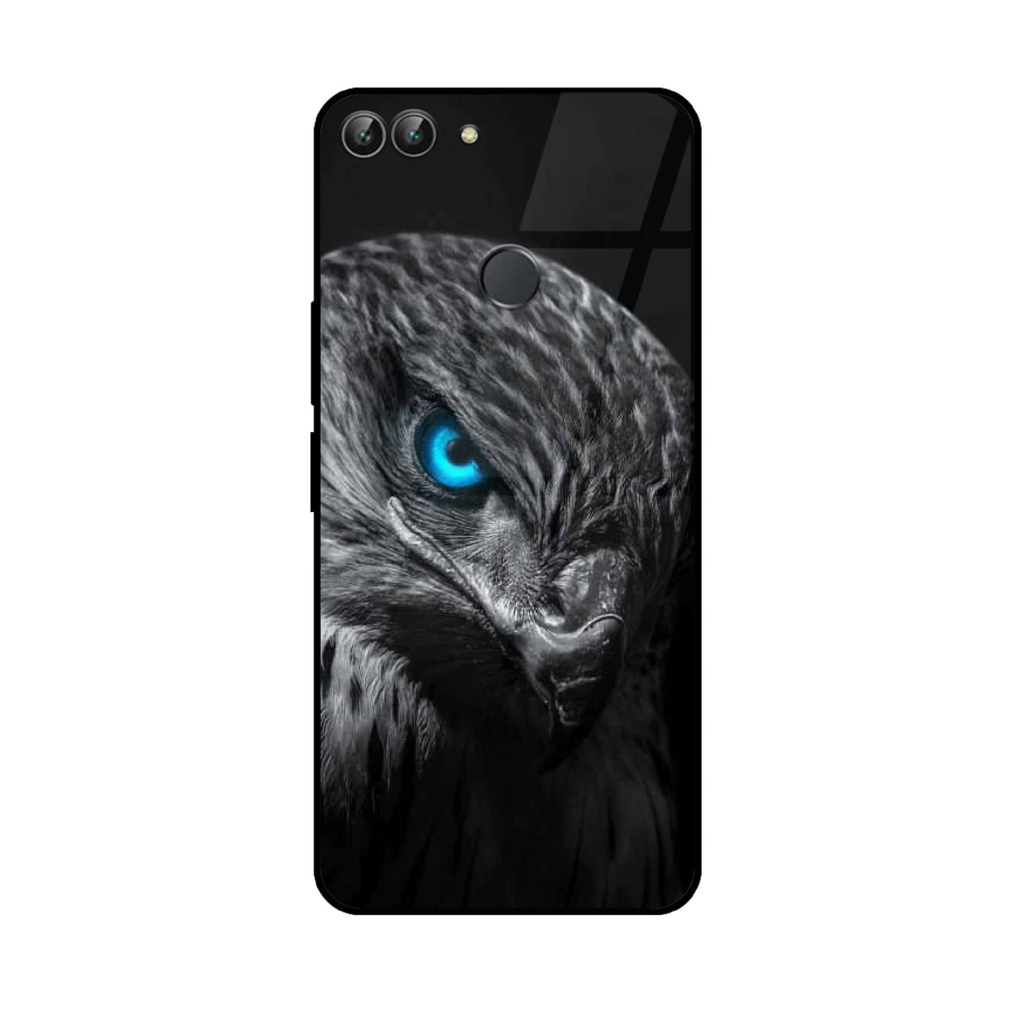 Huawei P Smart - Black Art Series - Premium Printed Glass soft Bumper shock Proof Case