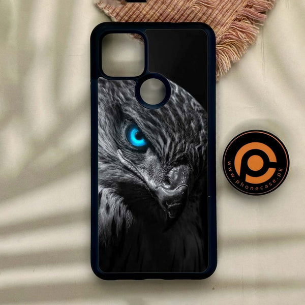 Google Pixel 4a 5G - Black Art Design 2 - Premium Metal Printed Soft Bumper Shock Proof Case