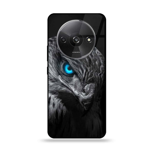 Xiaomi Redmi A3 - Black Art Design 2 - Premium Printed Glass soft Bumper shock Proof Case  CS-25836