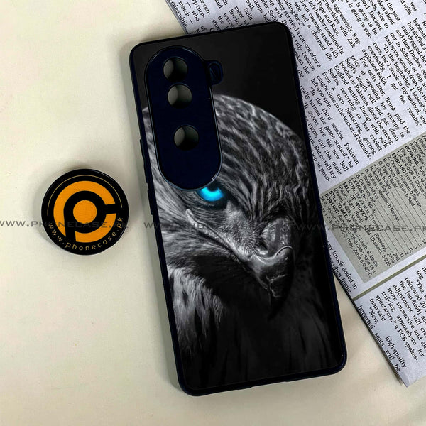 Vivo V40e - Black Art Design 2- Premium Metal Printed soft Bumper shock Proof Case CS-44205 CS-52219