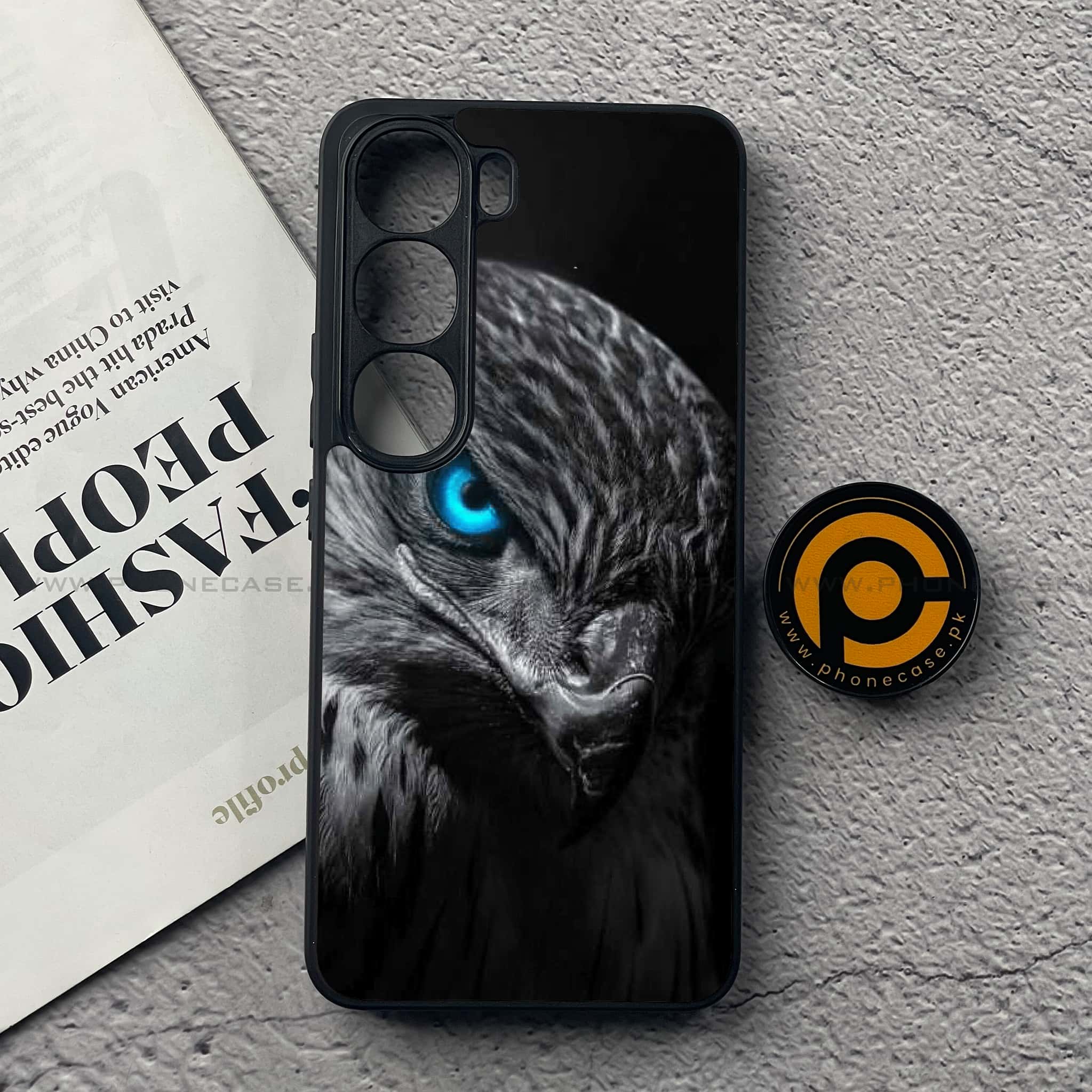 Vivo V40 Lite (IDN) - Black Art Series - Premium Metal Printed soft Bumper Shock Proof Case