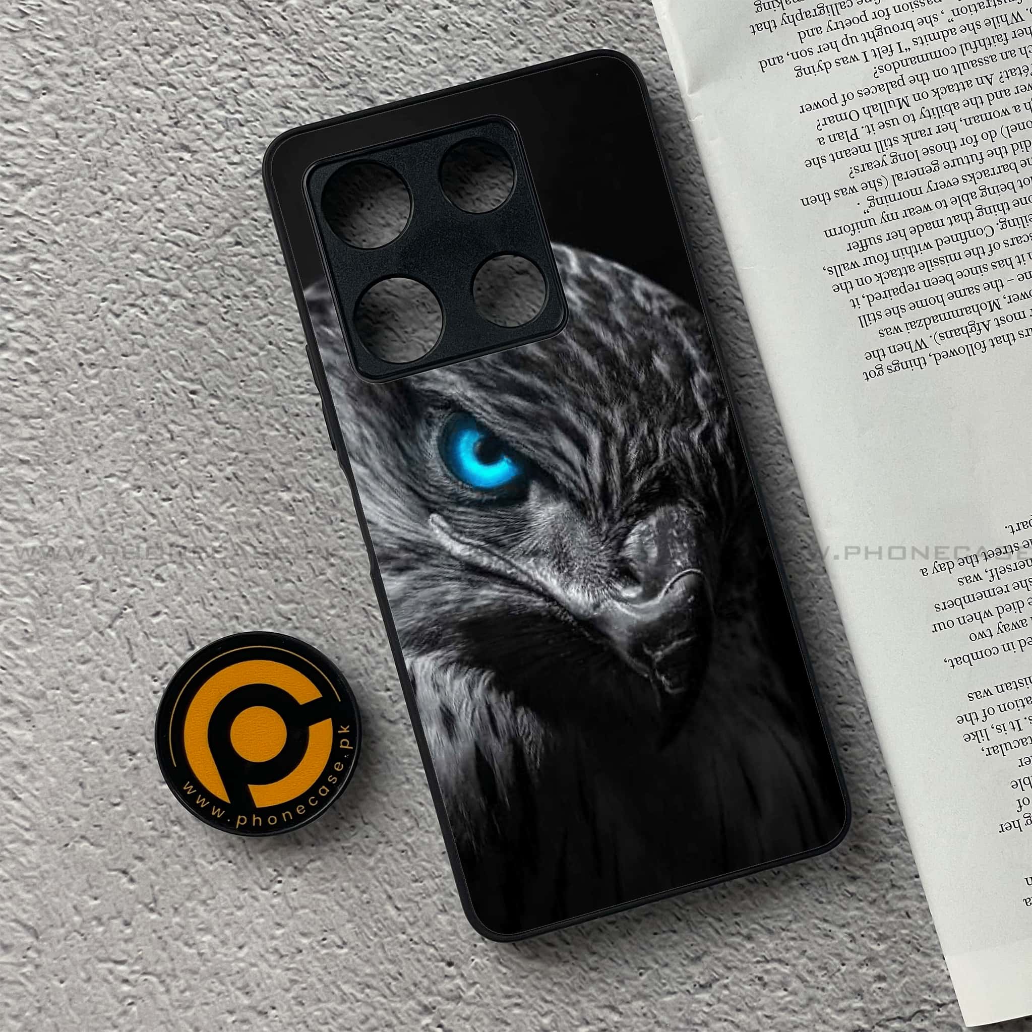 Infinix Note 30 Pro - Black Art Series - Premium Metal Printed soft Bumper shock Proof Case
