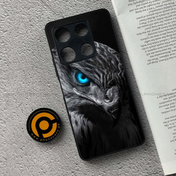 Infinix Note 30 Pro - Black Art Design 2 - Premium Metal Printed soft Bumper shock Proof Case  CS-37485