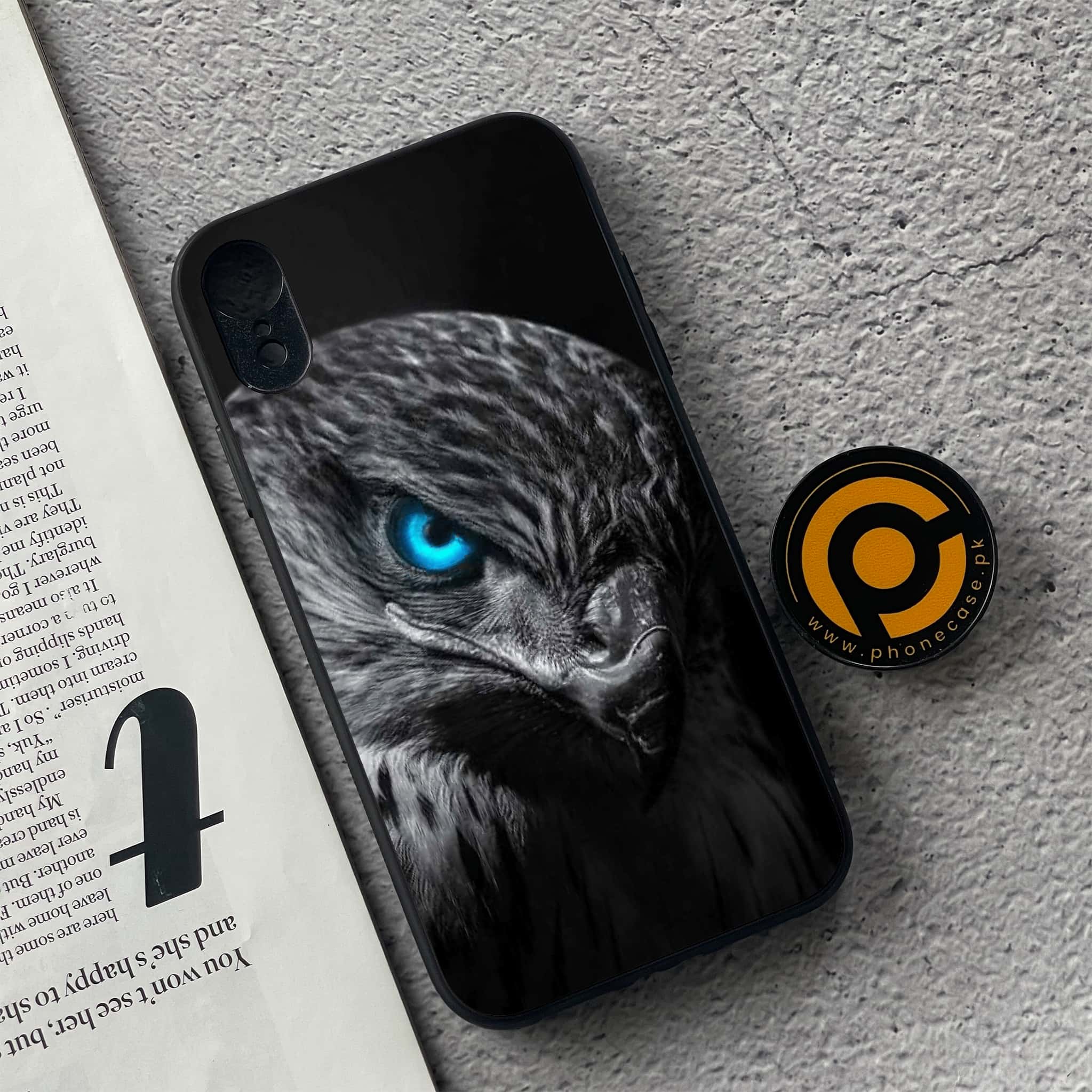 iPhone XR - Black Art Series - Premium Metal Printed soft Bumper shock Proof Case