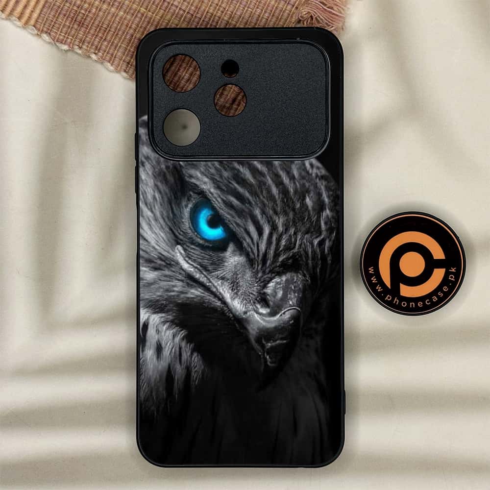 Tecno Spark 40 - Black Art Series - Premium Metal Printed soft Bumper shock Proof Case