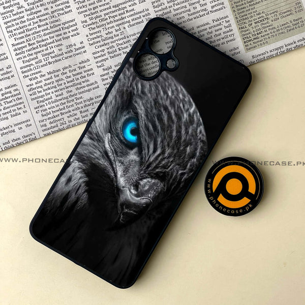 Samsung Galaxy A06  - Black Art Design 2 - Premium Metal Printed soft Bumper shock Proof Case CS-38052