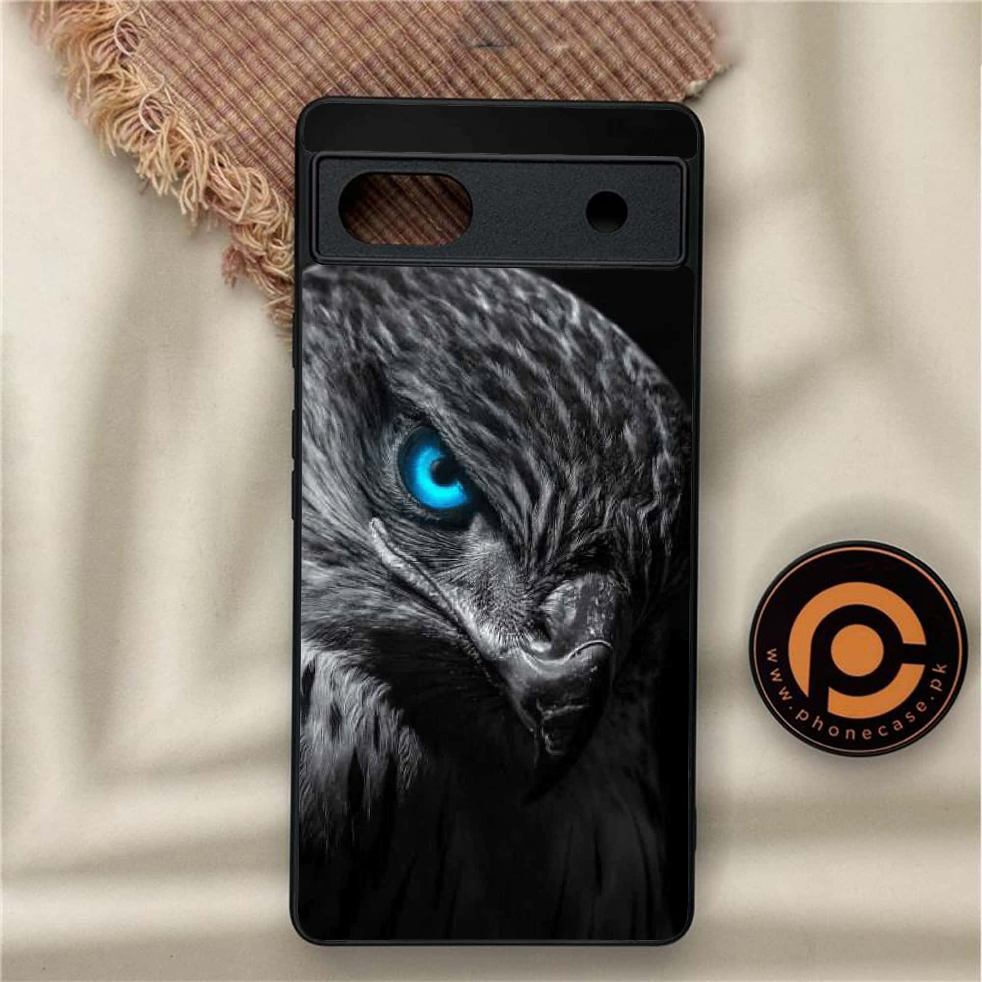 Google Pixel 6A - Black Art Series - Premium Metal Printed soft Bumper Shock Proof Case