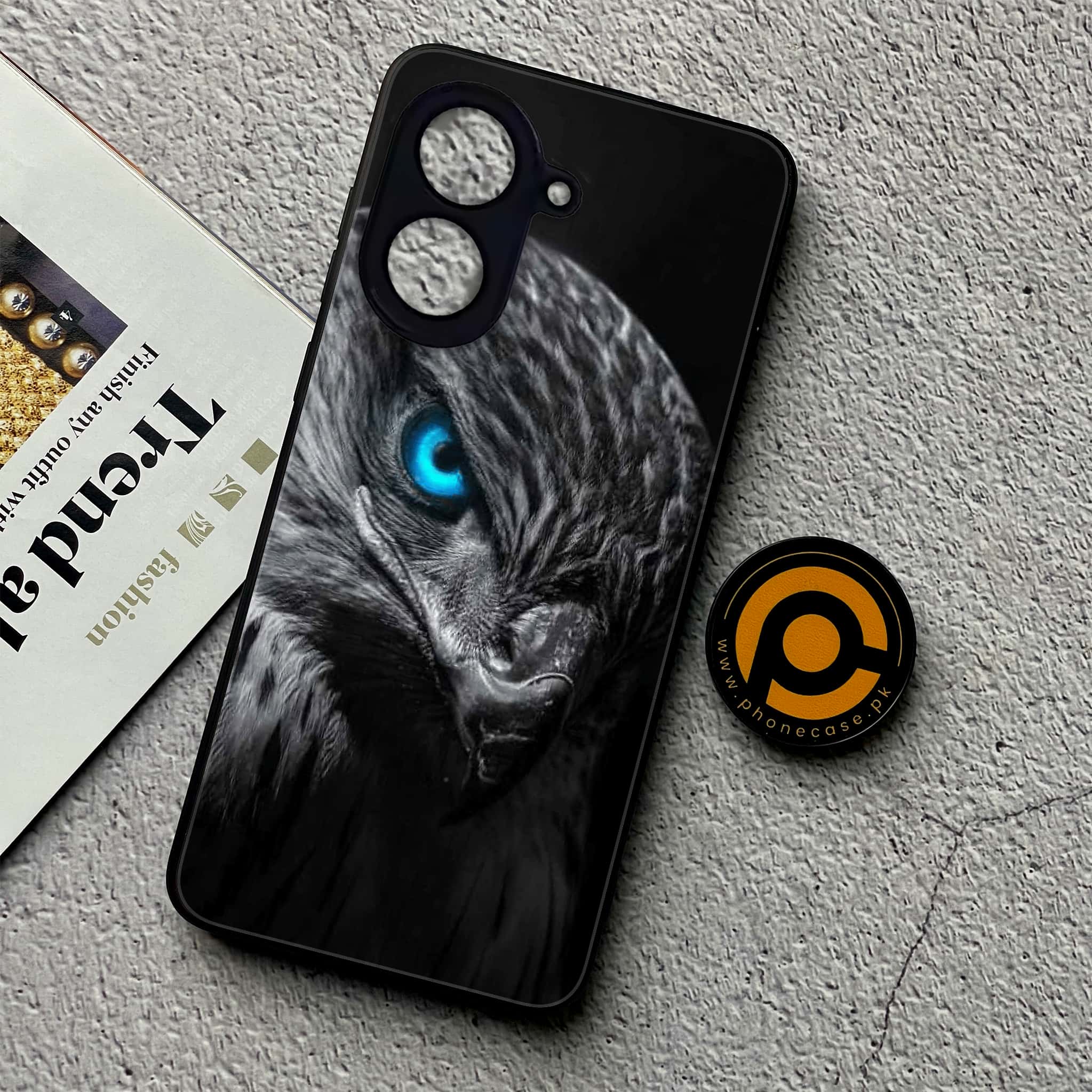 Xiaomi Redmi A5 - Black Art Series - Premium Metal Printed soft Bumper shock Proof Case