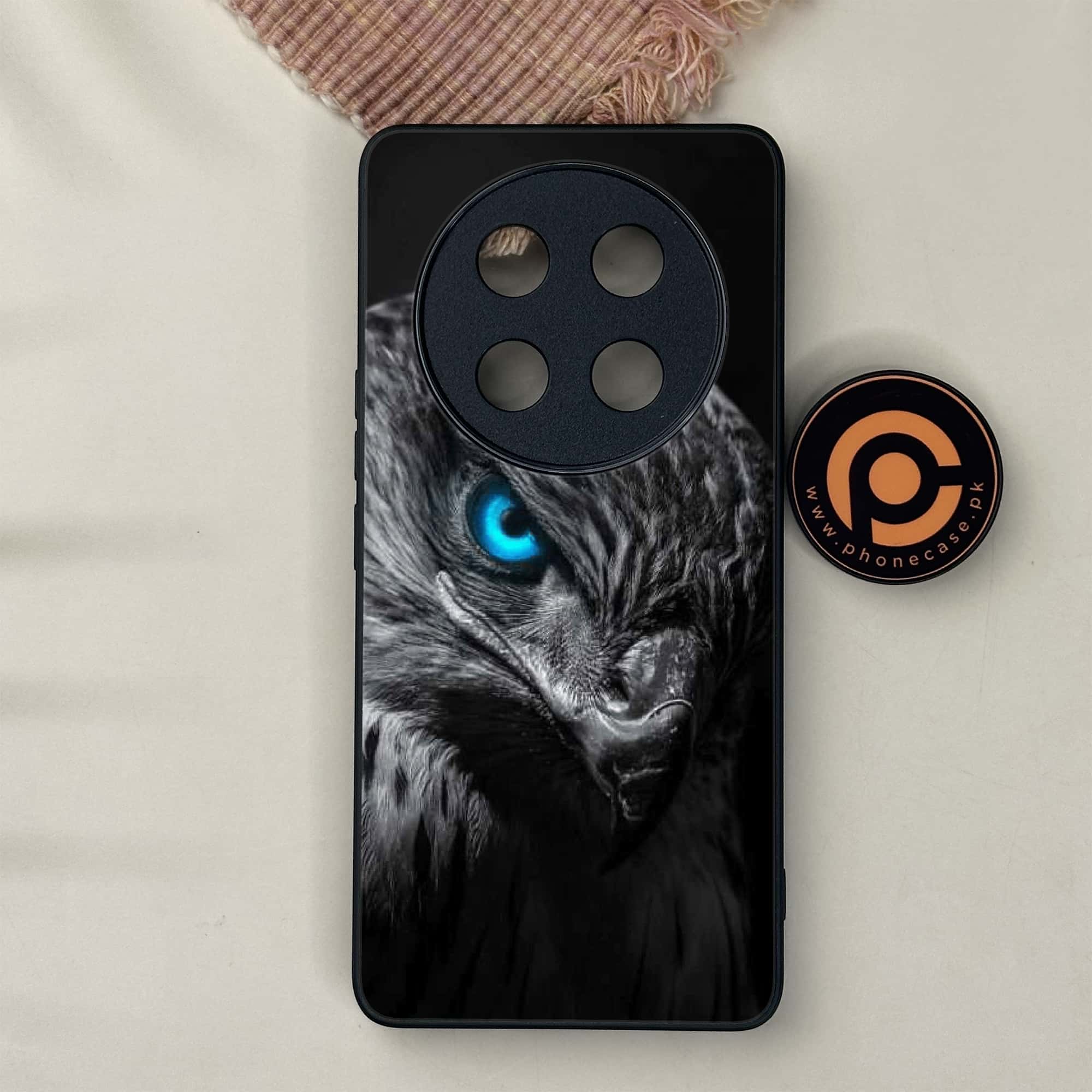Honor X9c 5G - Black Art Series - Premium Metal Printed soft Bumper shock Proof Case