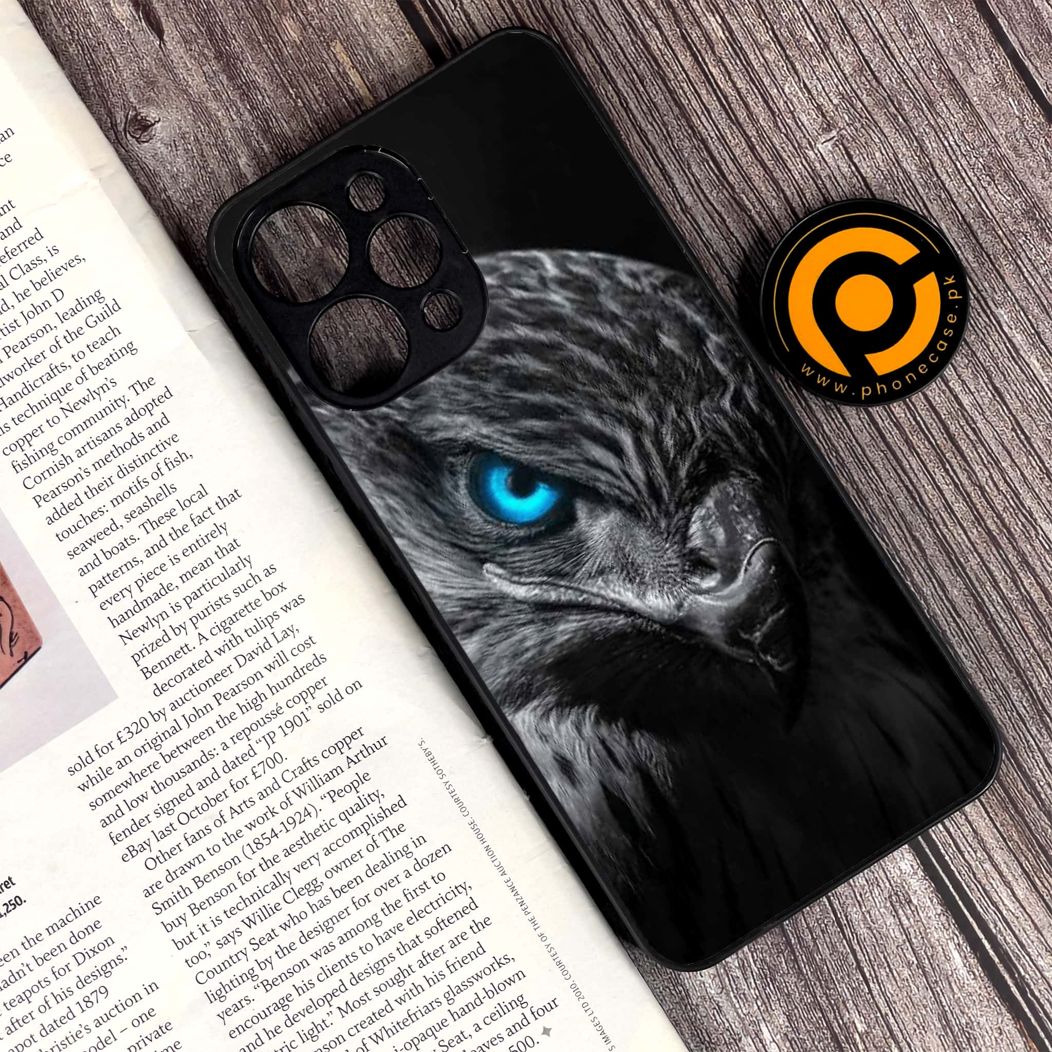 Xiaomi Redmi 12 - Black Art Series - Premium Printed Glass soft Bumper shock Proof Case