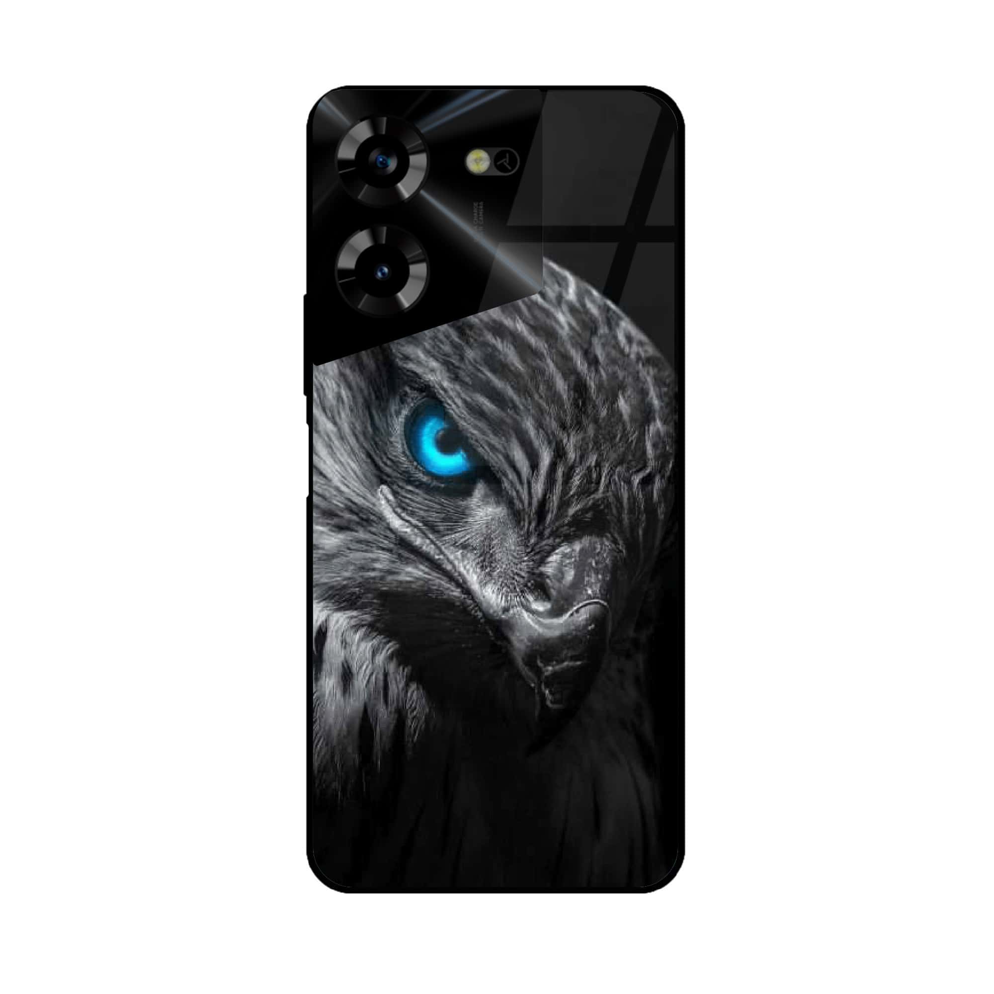 Tecno Pova 5 Pro - Black Art Series - Premium Printed Glass soft Bumper shock Proof Case