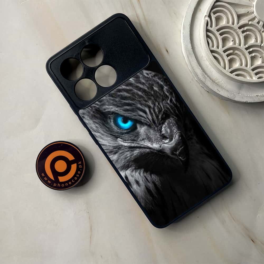 Xiaomi Poco F6 Pro - Black Art Series - Premium Metal Printed soft Bumper shock Proof Case