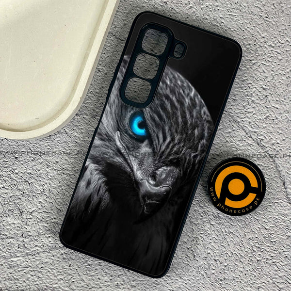 Infinix Hot 50 Pro - Black Art Design 2  - Premium Metal Printed soft Bumper shock Proof Case  CS-41865