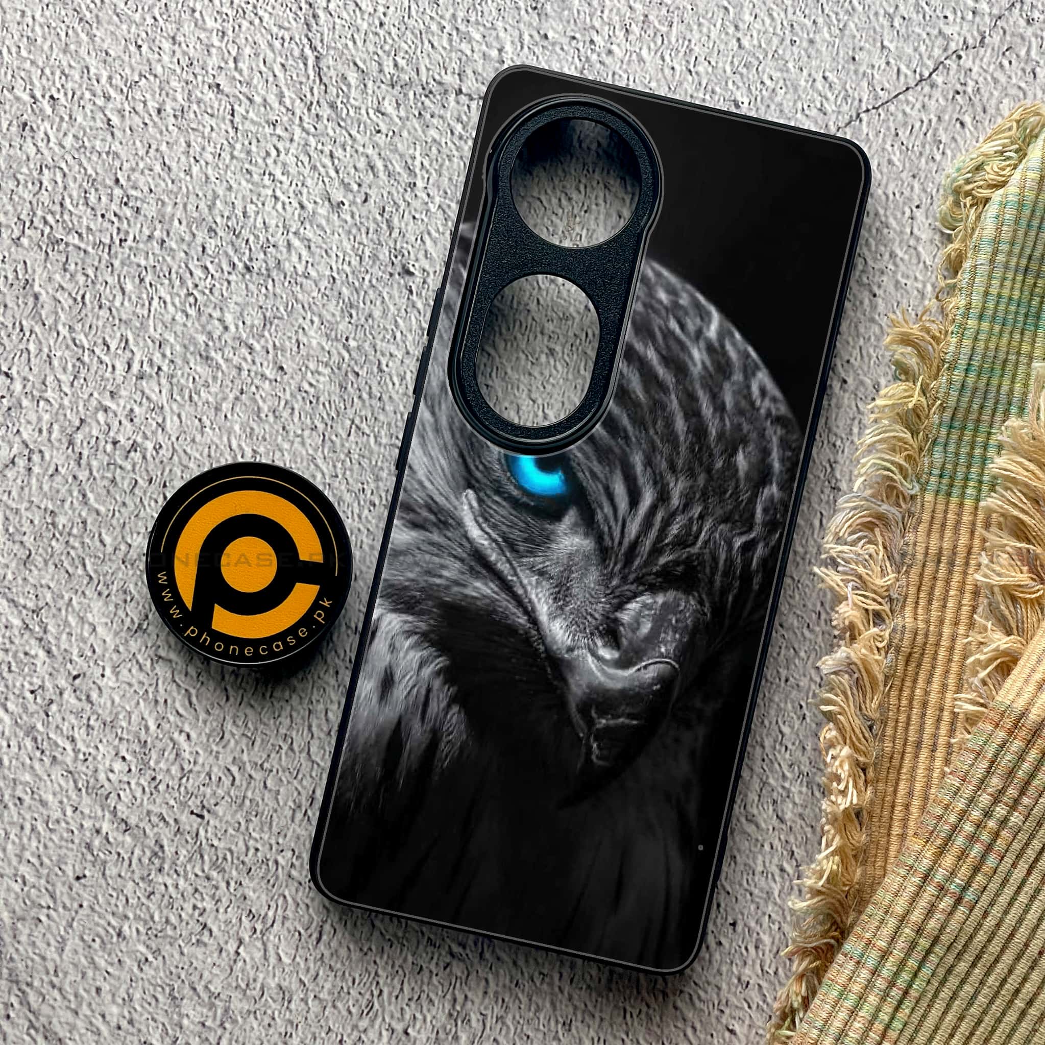 Vivo V40 Pro - Black Art Series - Premium Metal Printed soft Bumper shock Proof Case