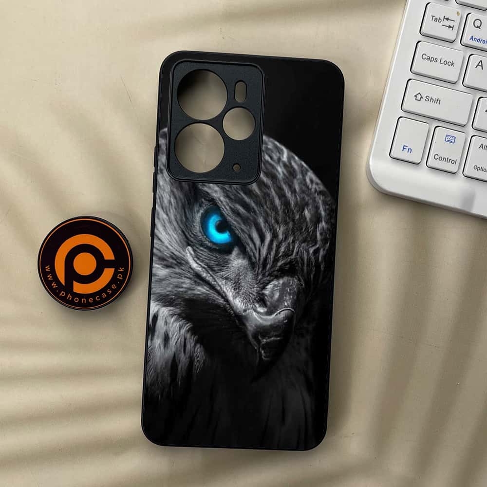 Realme 14T 5G - Black Art Series - Premium Metal Printed soft Bumper Shock Proof Case