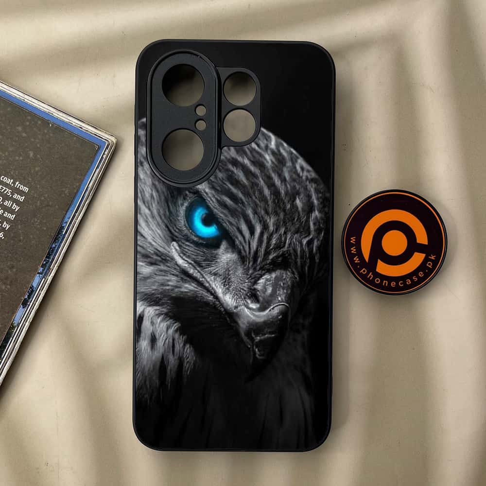 Vivo X200 FE - Black Art Series - Premium Metal Printed soft Bumper Shock Proof Case