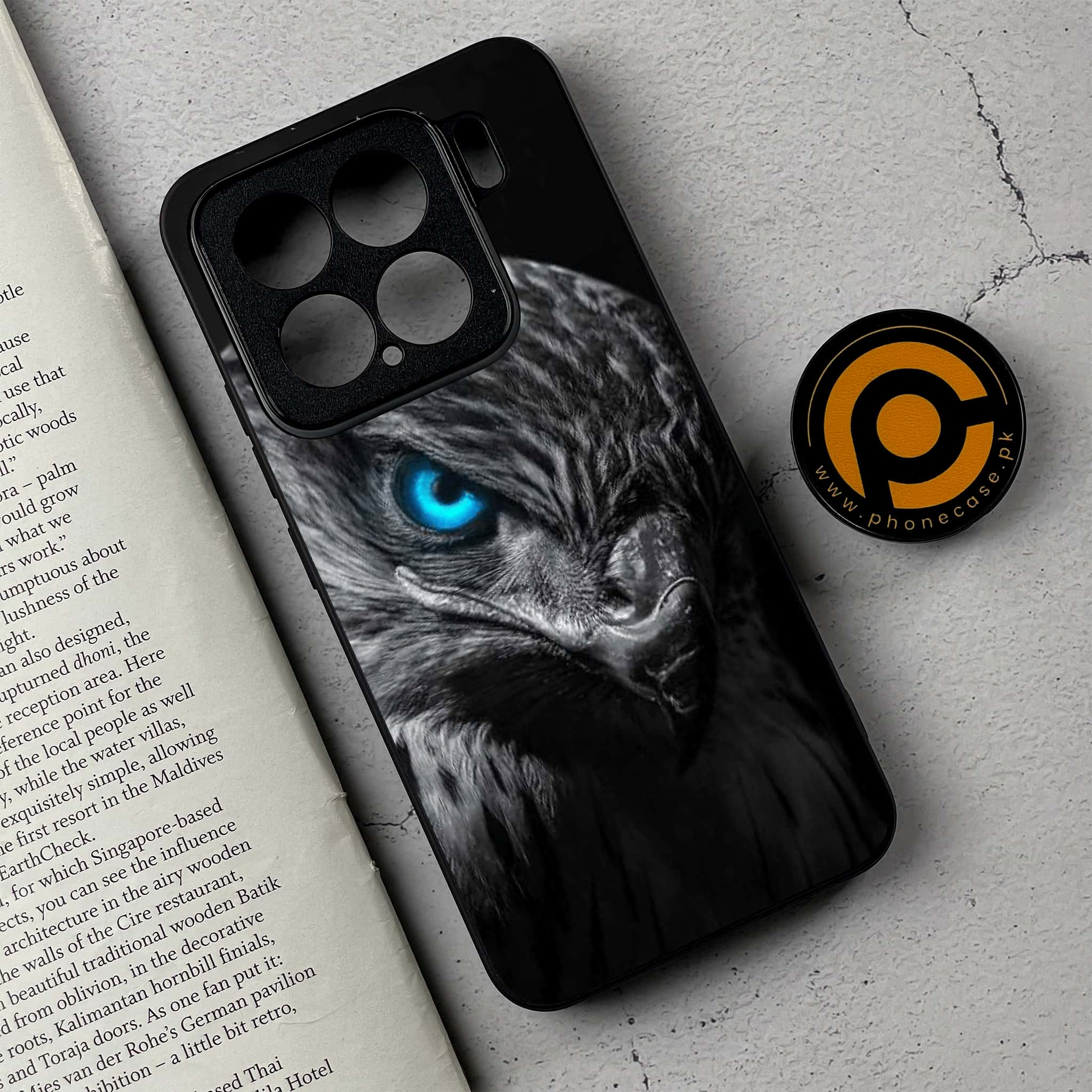 Xiaomi 15 - Black Art Series- Premium Metal Printed soft Bumper shock Proof Case