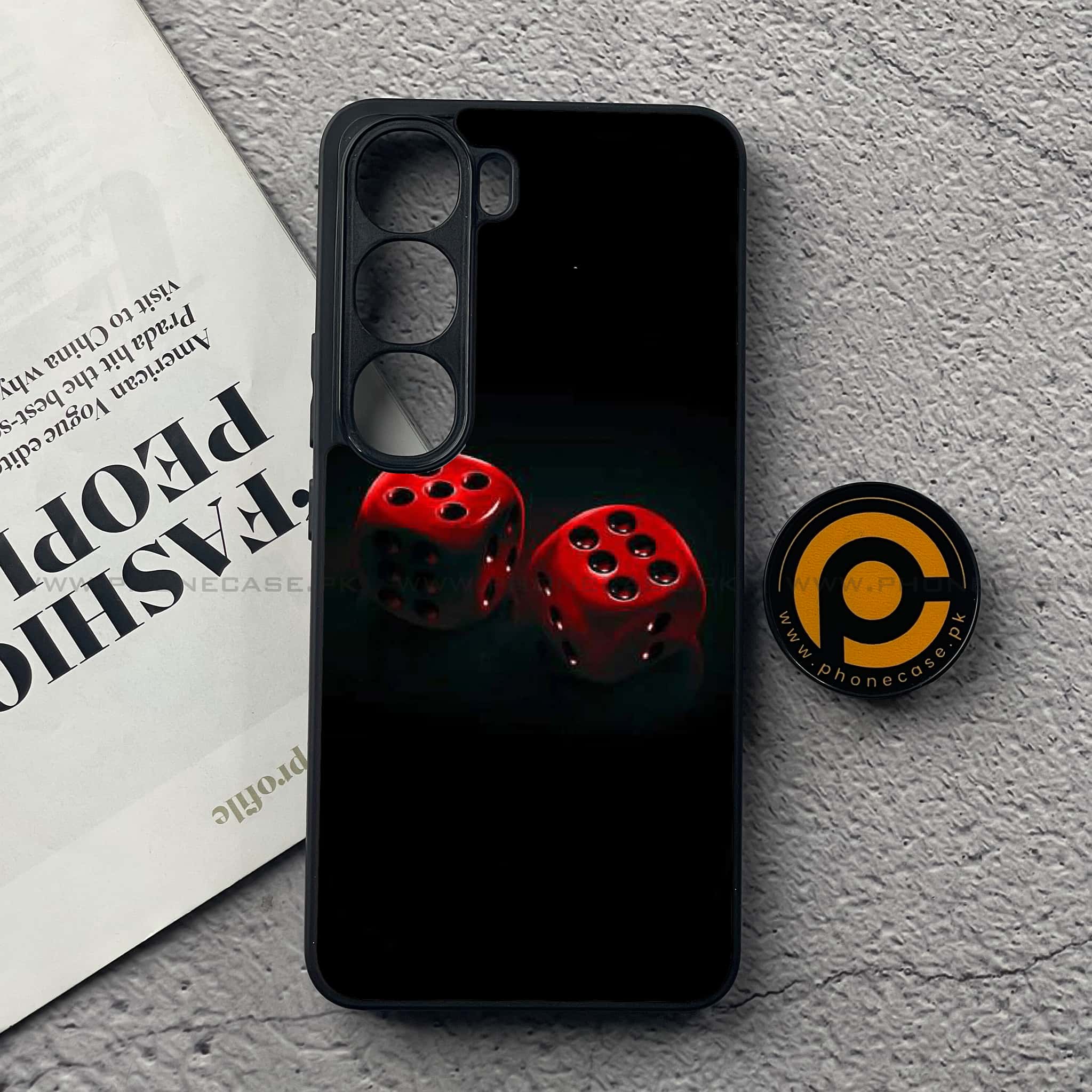 Vivo V40 Lite (IDN) - Black Art Series - Premium Metal Printed soft Bumper Shock Proof Case