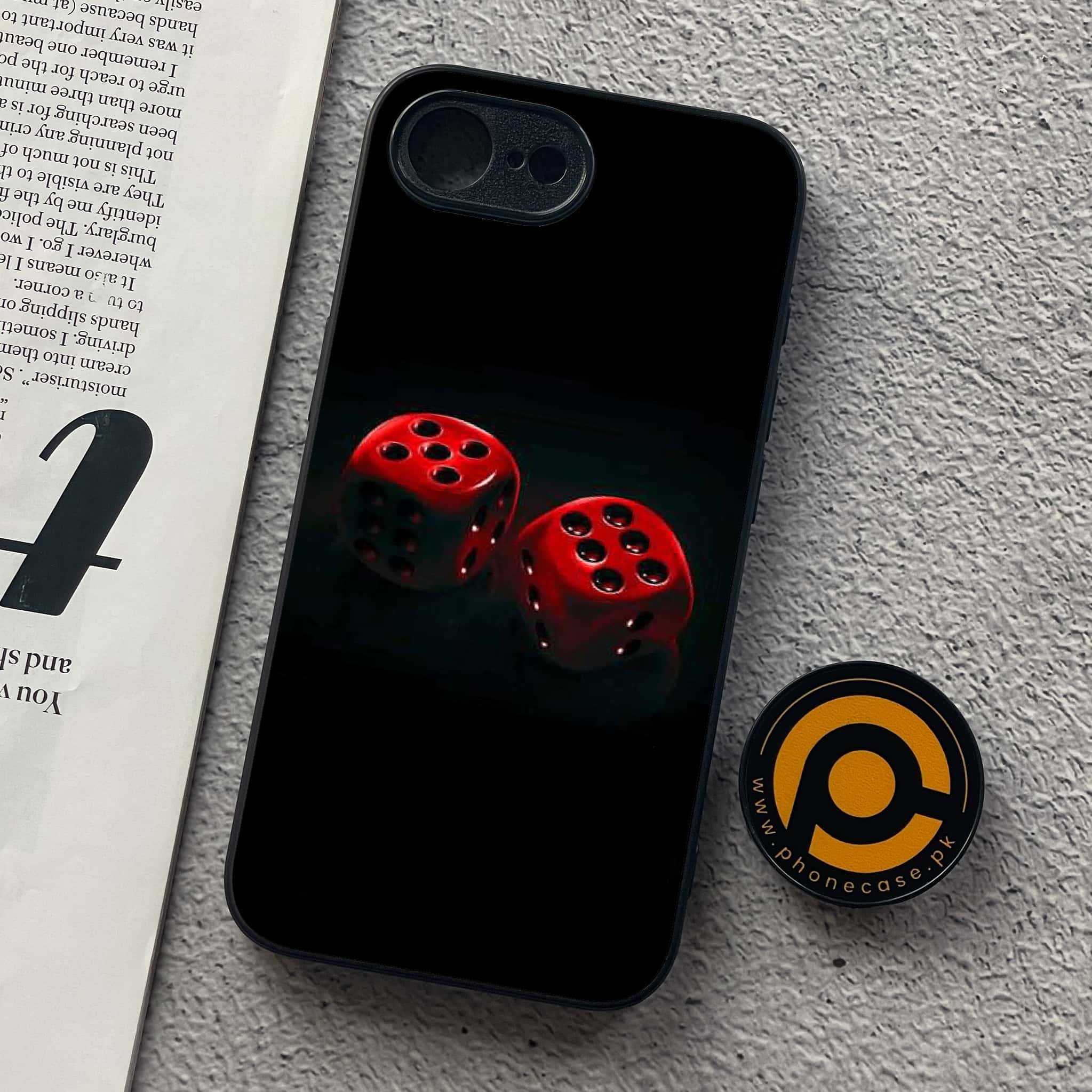 iPhone 16e - Black Art Series - Premium Metal  Printed soft Bumper shock Proof Case