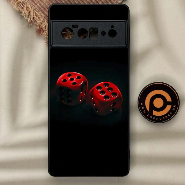 Google Pixel 6 Pro-Black Art Design 3 - Premium Metal Printed soft Bumper Shock Proof Case CS-43020