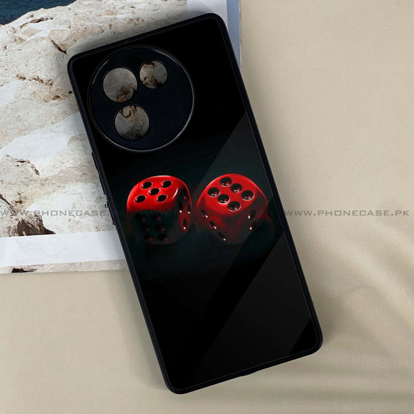 Vivo V30E - Black Art Design 3 - Premium Printed Metal soft Bumper shock Proof Case CS-17522 CS-18189