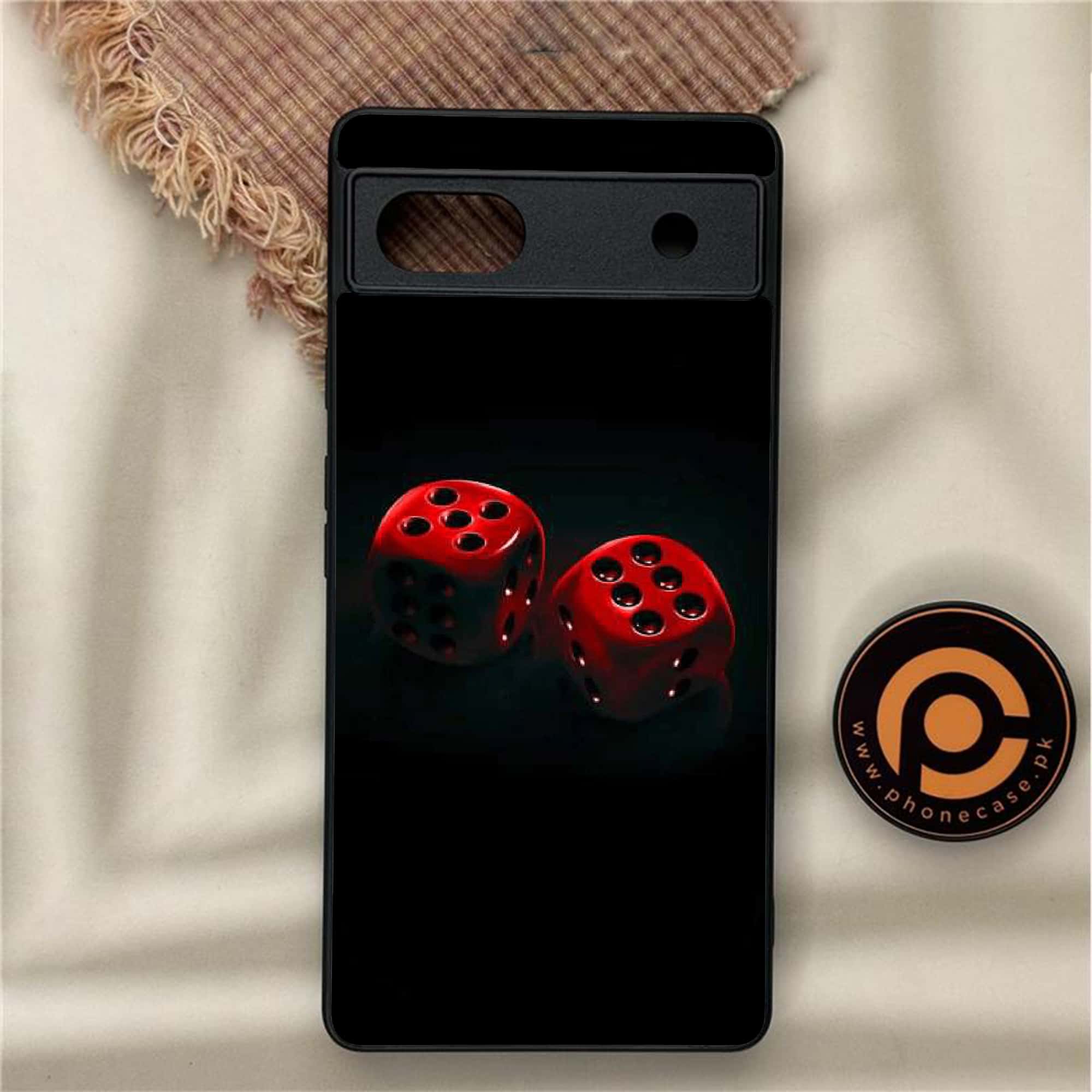 Google Pixel 6A - Black Art Series - Premium Metal Printed soft Bumper Shock Proof Case