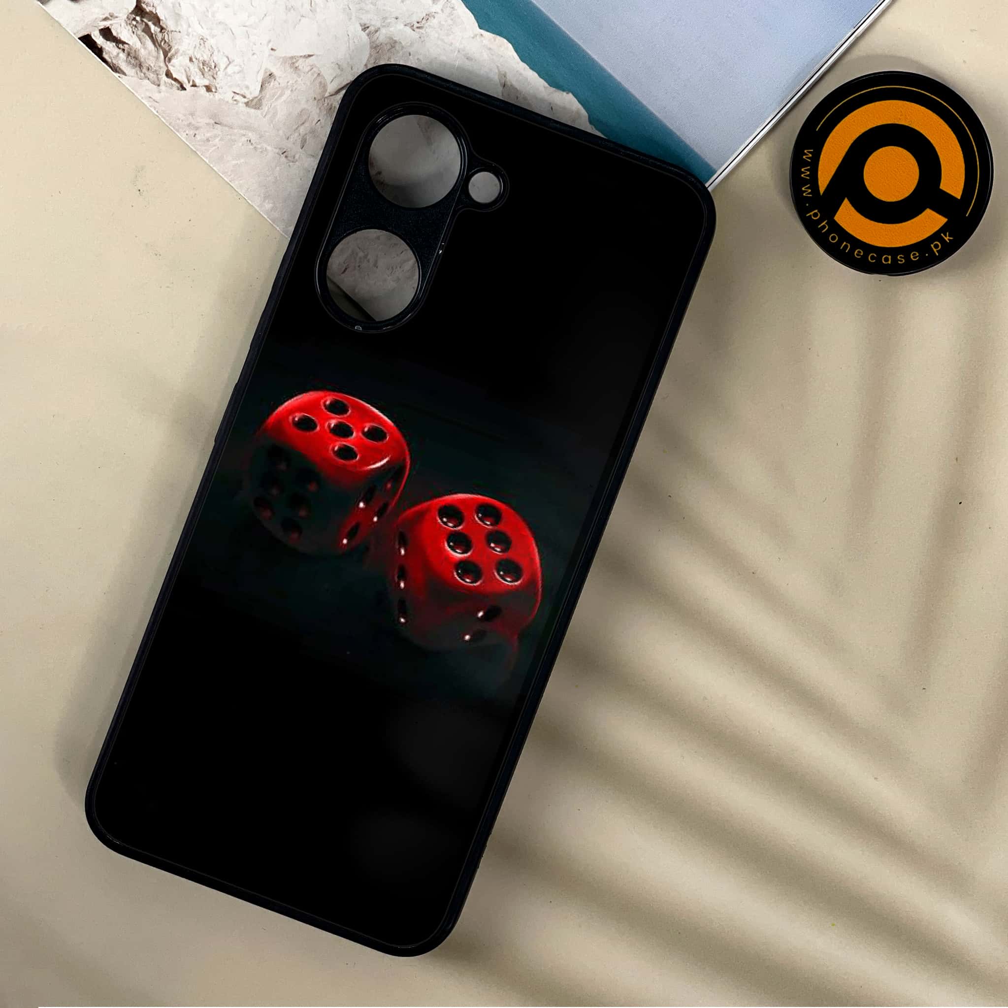 Vivo Y03t - Black Art Series - Premium Printed Metal soft Bumper shock Proof Case