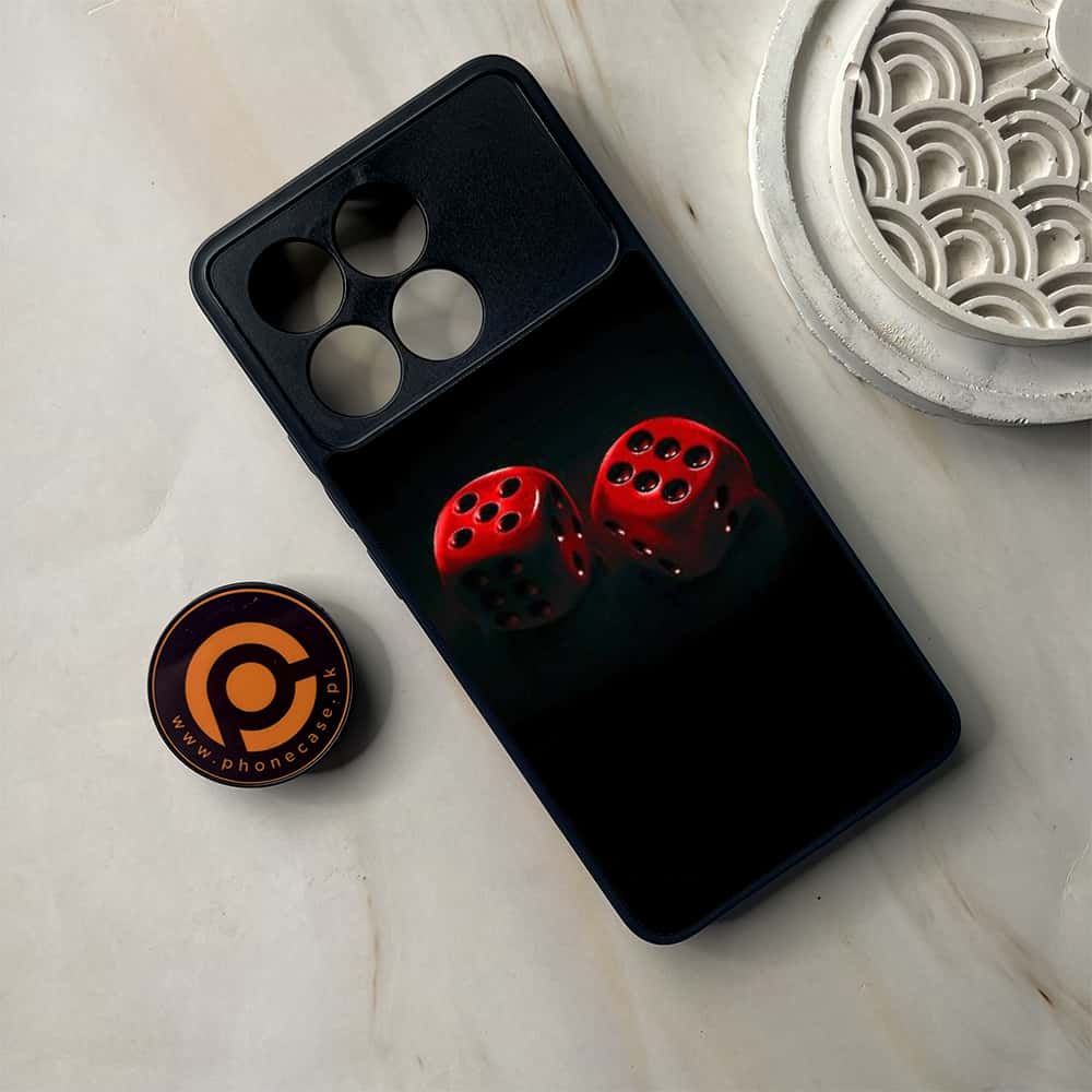 Xiaomi Poco F6 Pro - Black Art Series - Premium Metal Printed soft Bumper shock Proof Case