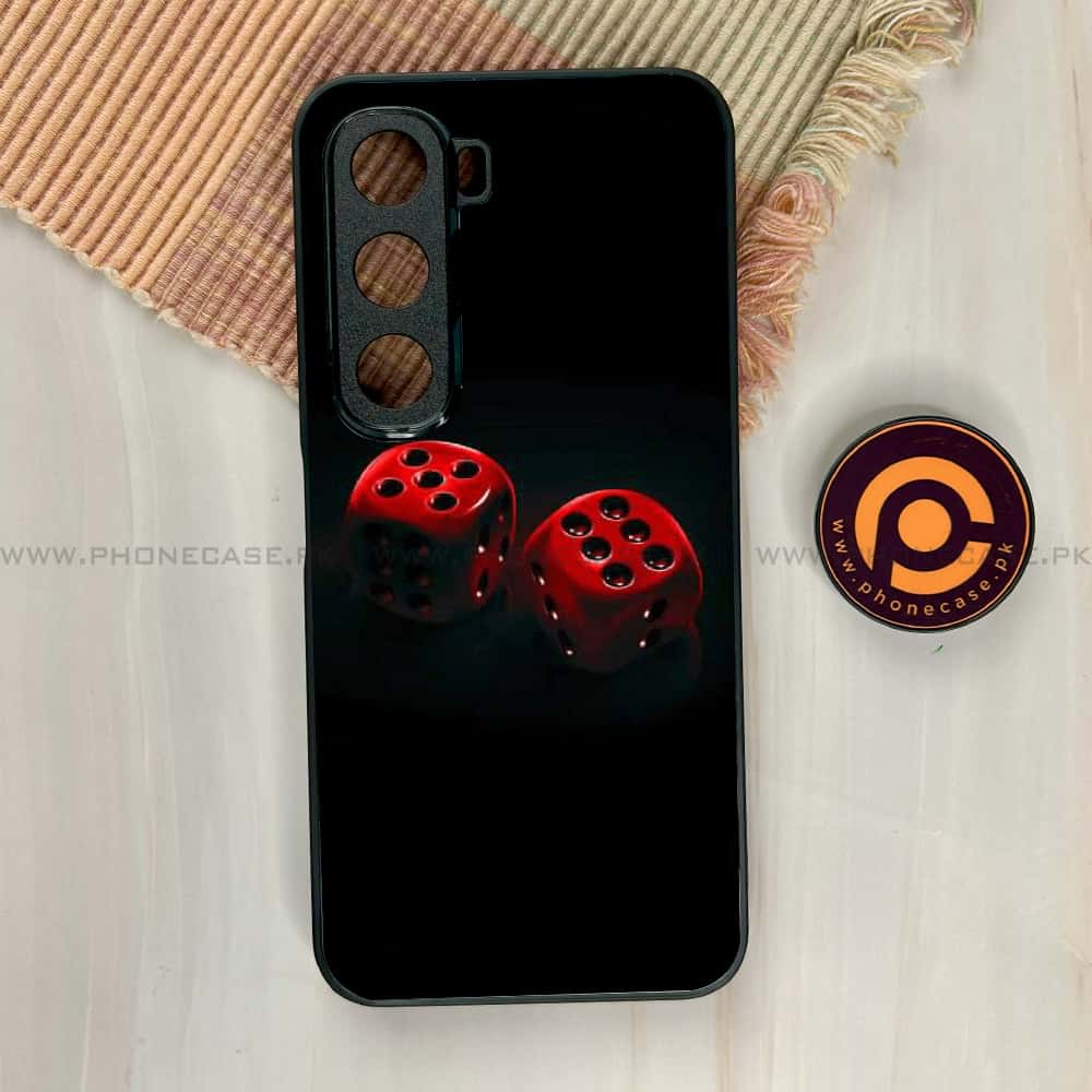 Infinix Hot 60i - Black Art Series - Premium Metal Printed soft Bumper shock Proof Case