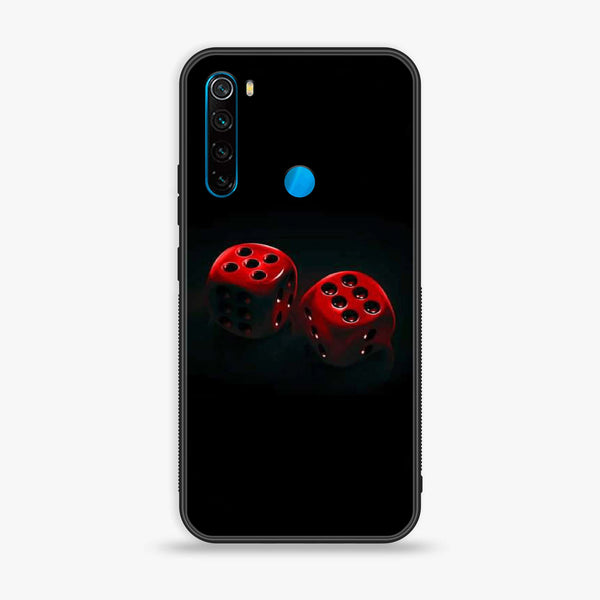 Redmi Note 8 - Black Art Design 3 - Premium Printed Glass soft Bumper shock Proof Case CS-9911