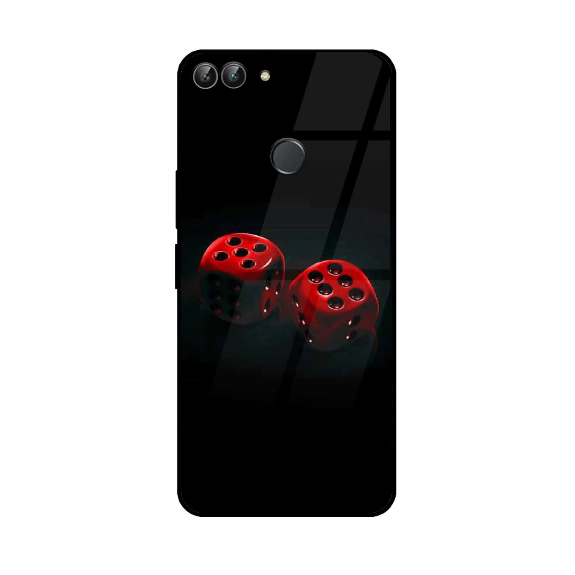 Huawei P Smart - Black Art Series - Premium Printed Glass soft Bumper shock Proof Case