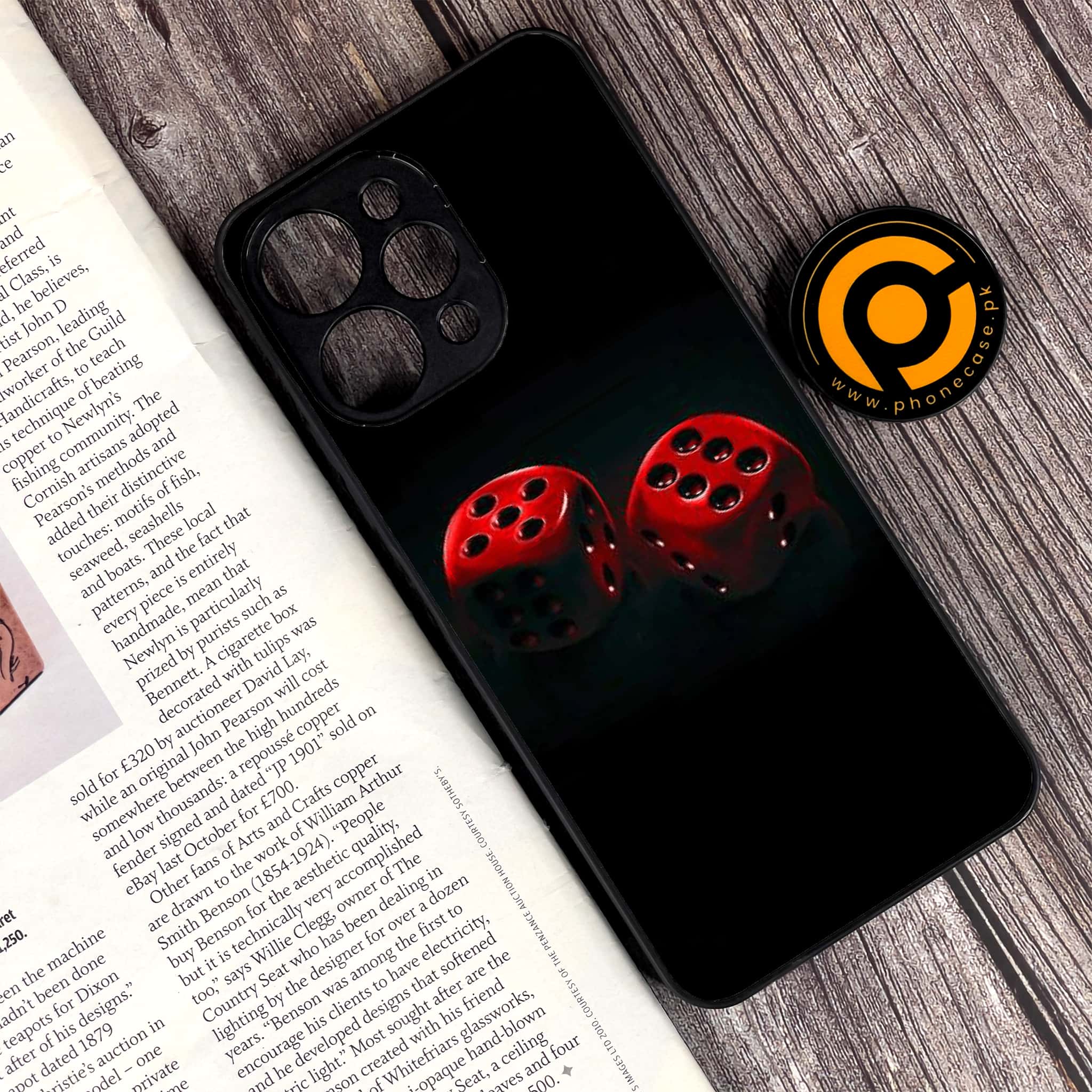 Xiaomi Redmi 12 - Black Art Series - Premium Printed Glass soft Bumper shock Proof Case