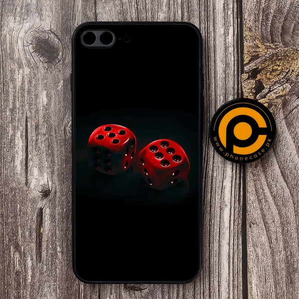 iPhone 7 Plus / 8 Plus - Black Art Design 3 - Premium Metal Printed soft Bumper shock Proof Case CS-13862