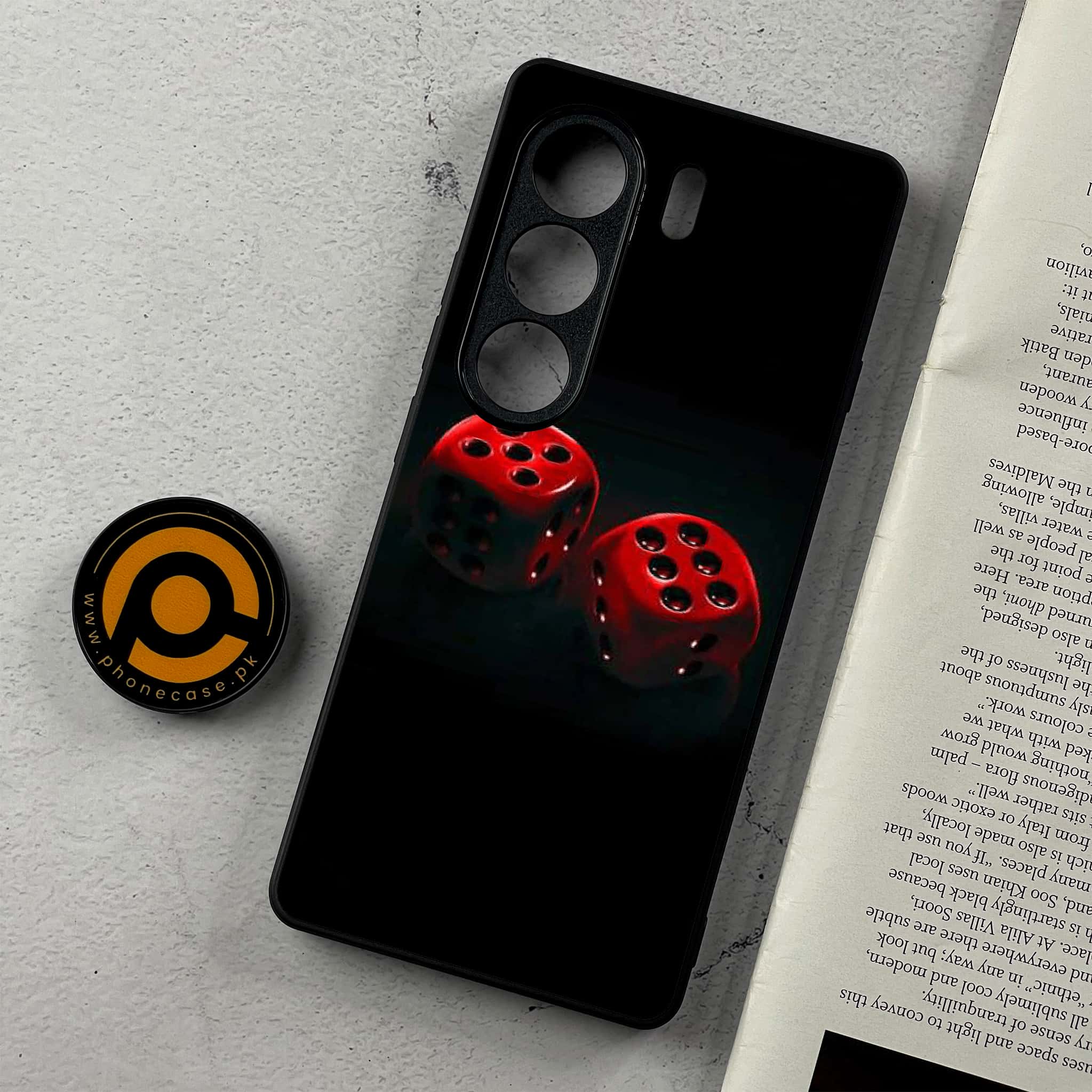 Tecno Camon 40 - Black Art Series - Premium Metal Printed Soft Bumper Shockproof Case