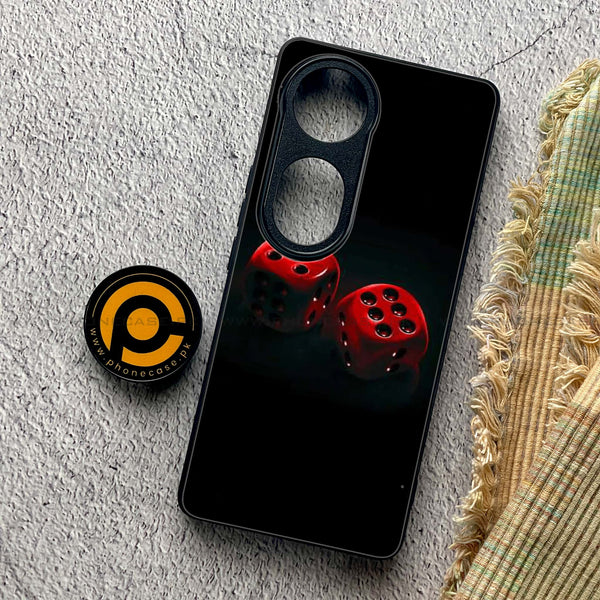 Vivo V40 - Black Art Design 3  - Premium Metal Printed soft Bumper shock Proof Case CS-32011