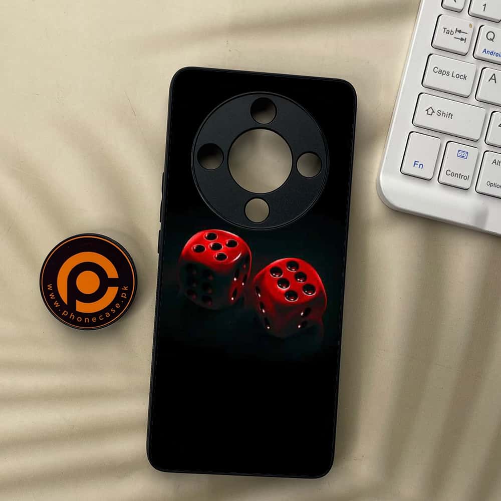 HONOR X9b 5G - Black Art Series - Premium Metal  Printed soft Bumper shock Proof Case