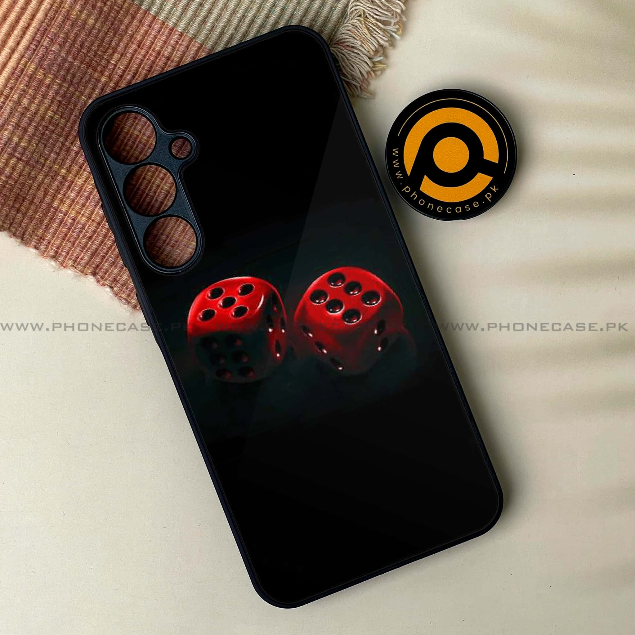 Samsung Galaxy A54 - Black Art Series - Premium Printed Glass soft Bumper shock Proof Case