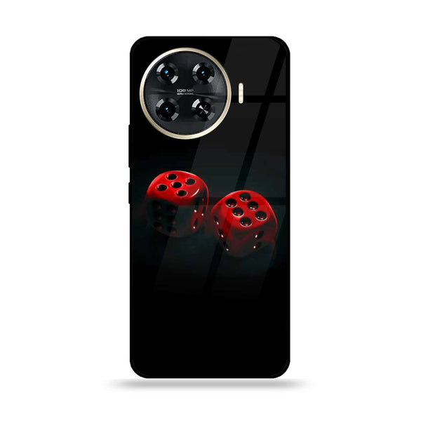 Tecno Spark 20 pro plus - Black Art Design 3 - Premium Printed Glass soft Bumper shock Proof Case CS-21775