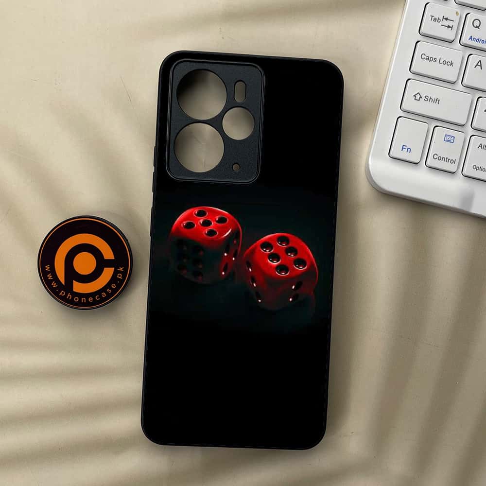 Realme 14T 5G - Black Art Series - Premium Metal Printed soft Bumper Shock Proof Case