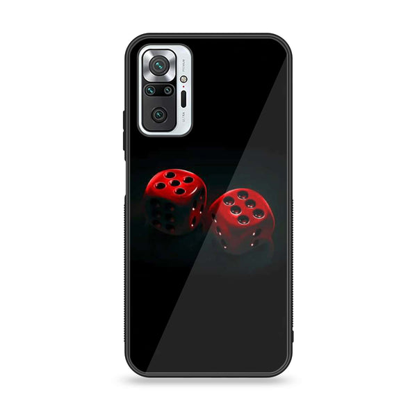 Xiaomi Redmi Note 10 Pro/Note 10 Pro Max - Black Art Design 3 - Premium Printed Glass soft Bumper shock Proof Case  CS-34894