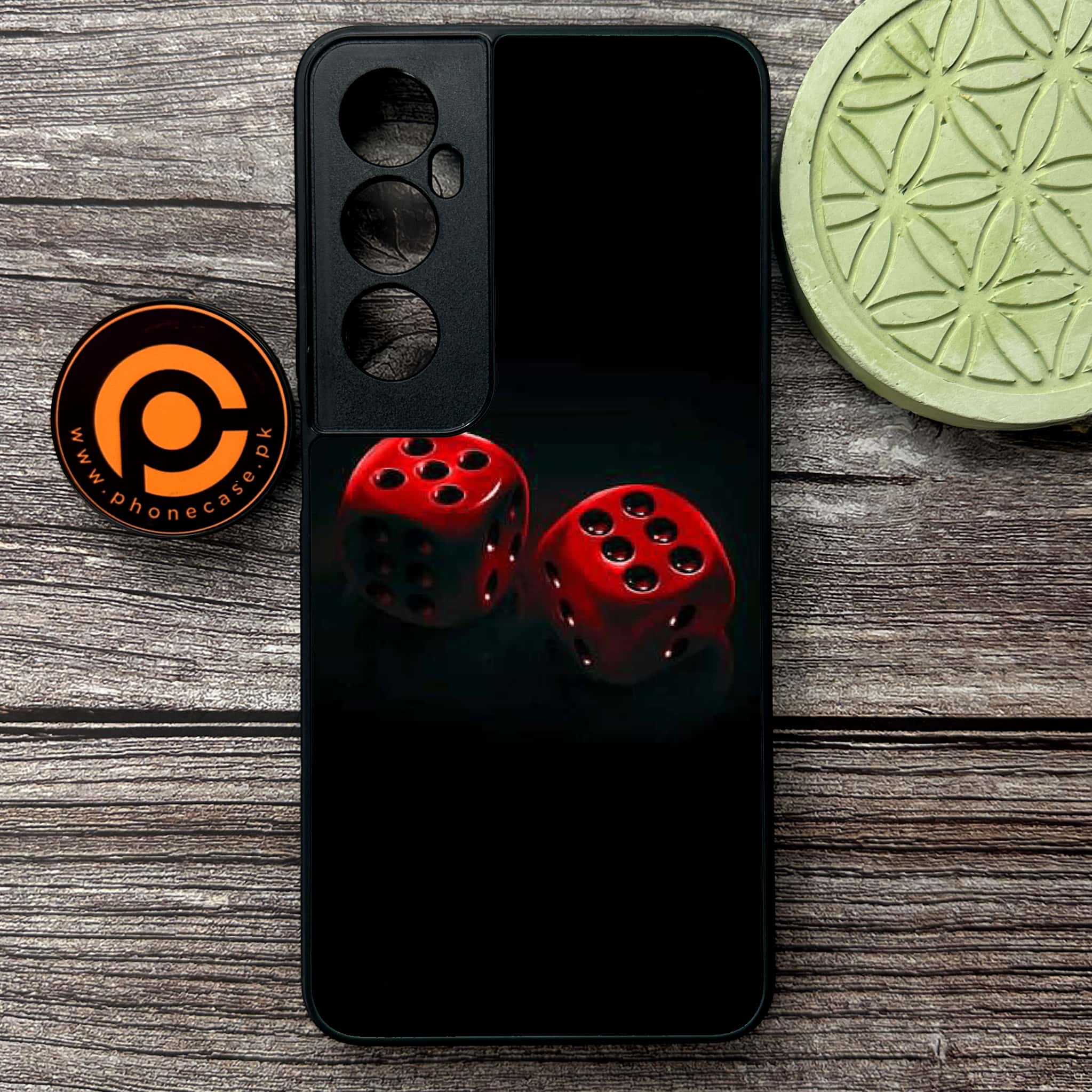 Realme C65  - Black Art Series - Premium Metal Printed soft Bumper shock Proof Case