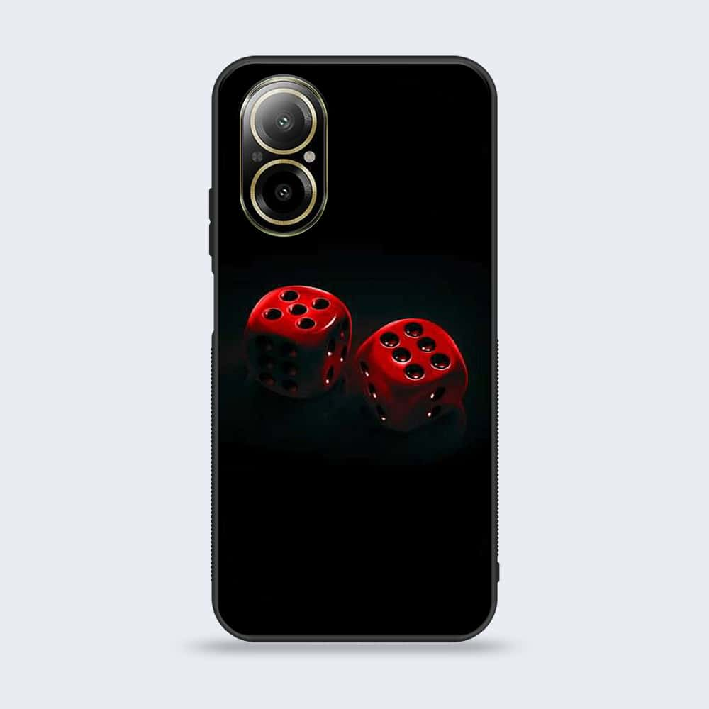 Realme C67 - Black Art Series - Premium Printed Glass soft Bumper shock Proof Case