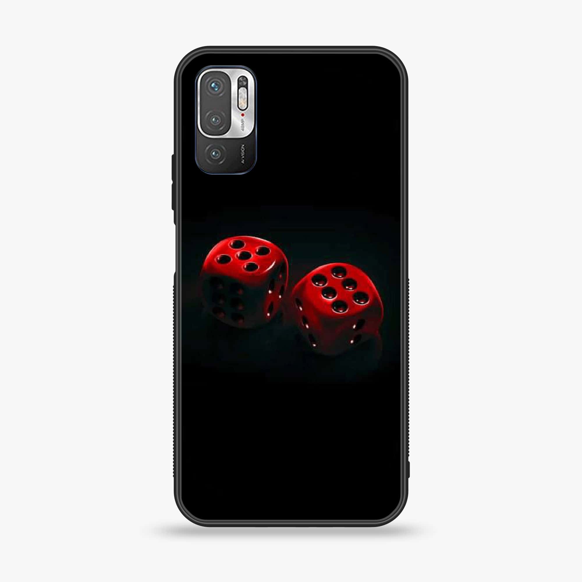 Xiaomi Redmi Note 10 5G - Black Art Series - Premium Printed Glass soft Bumper shock Proof Case