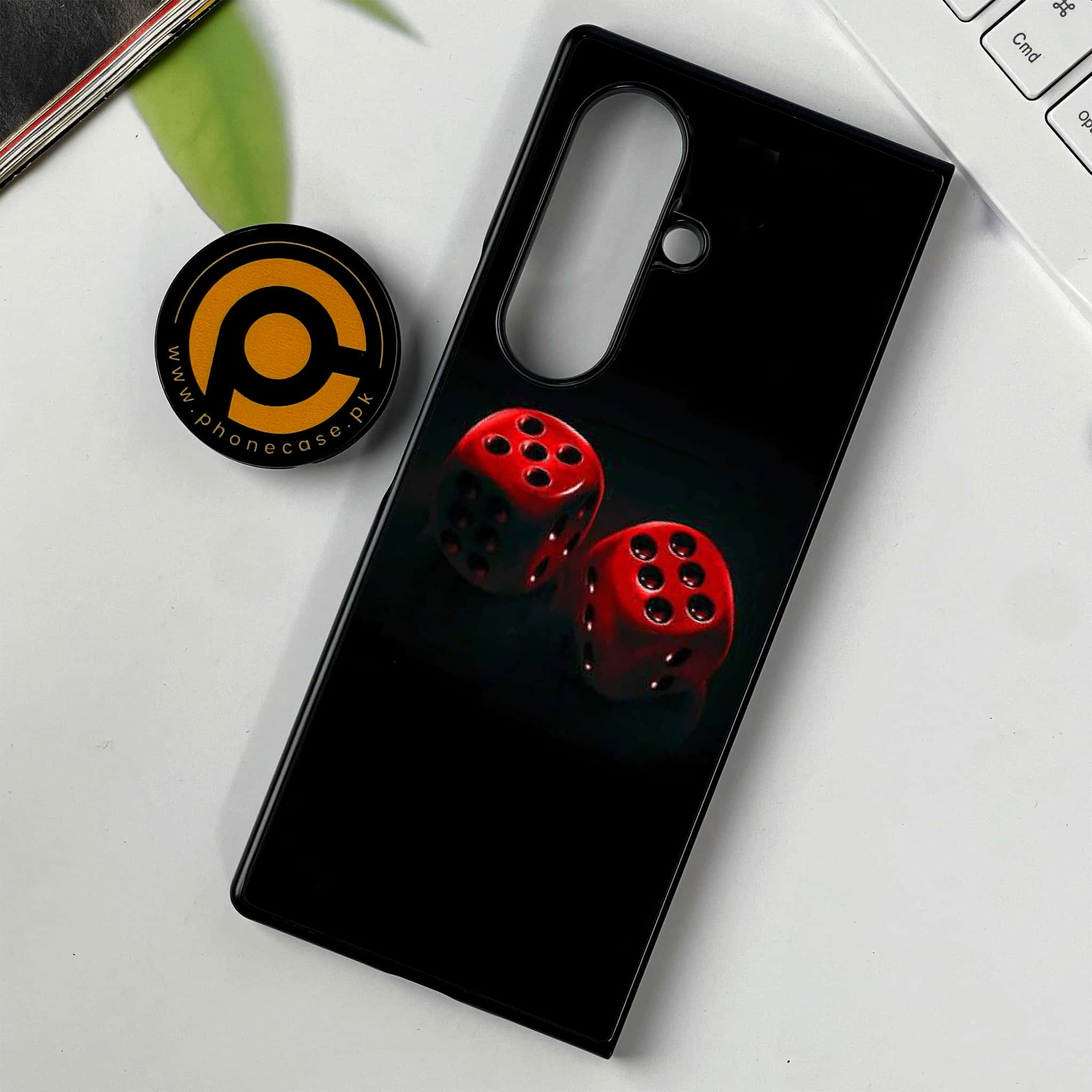 Samsung Galaxy Z Fold 7 - Black Art Series - Premium Metal Printed soft Bumper shock Proof Case