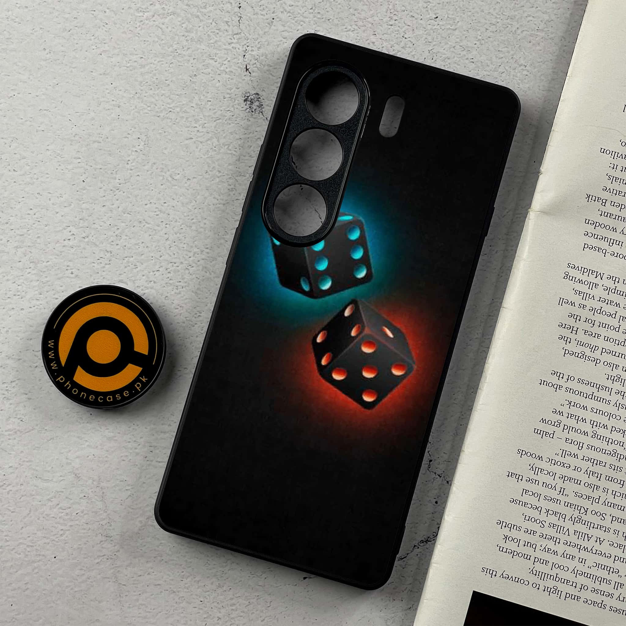 Tecno Camon 40 - Black Art Series - Premium Metal Printed Soft Bumper Shockproof Case