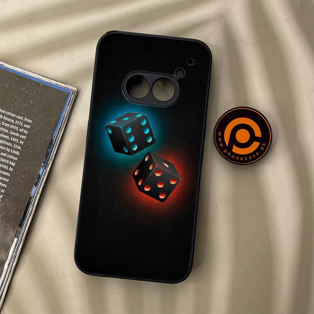 Nothing Phone (2a) - Black Art Series - Premium Metal Printed soft Bumper Shock Proof Case