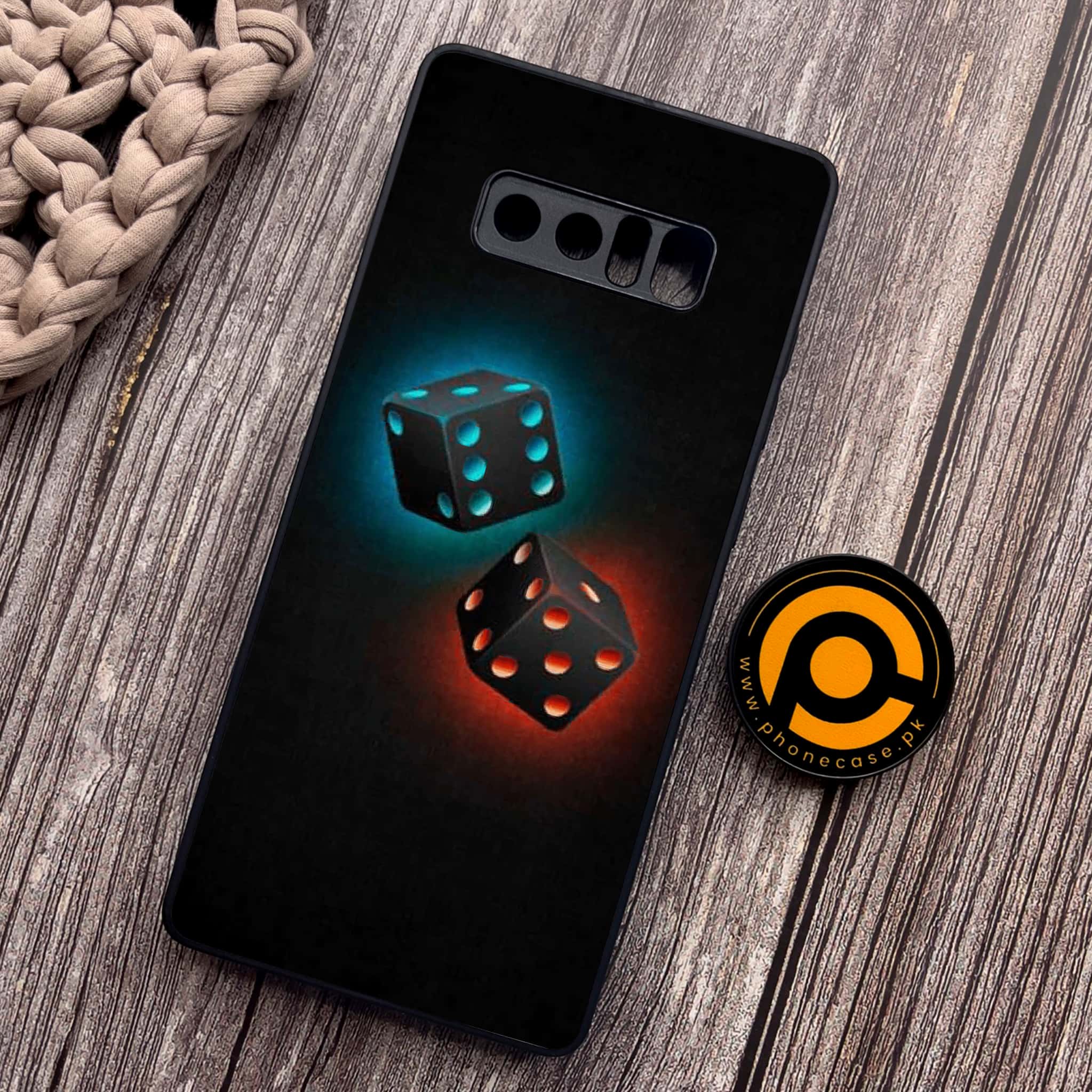 Samsung Galaxy Note 8 - Black Art Series - Premium Metal Printed soft Bumper shock Proof Case