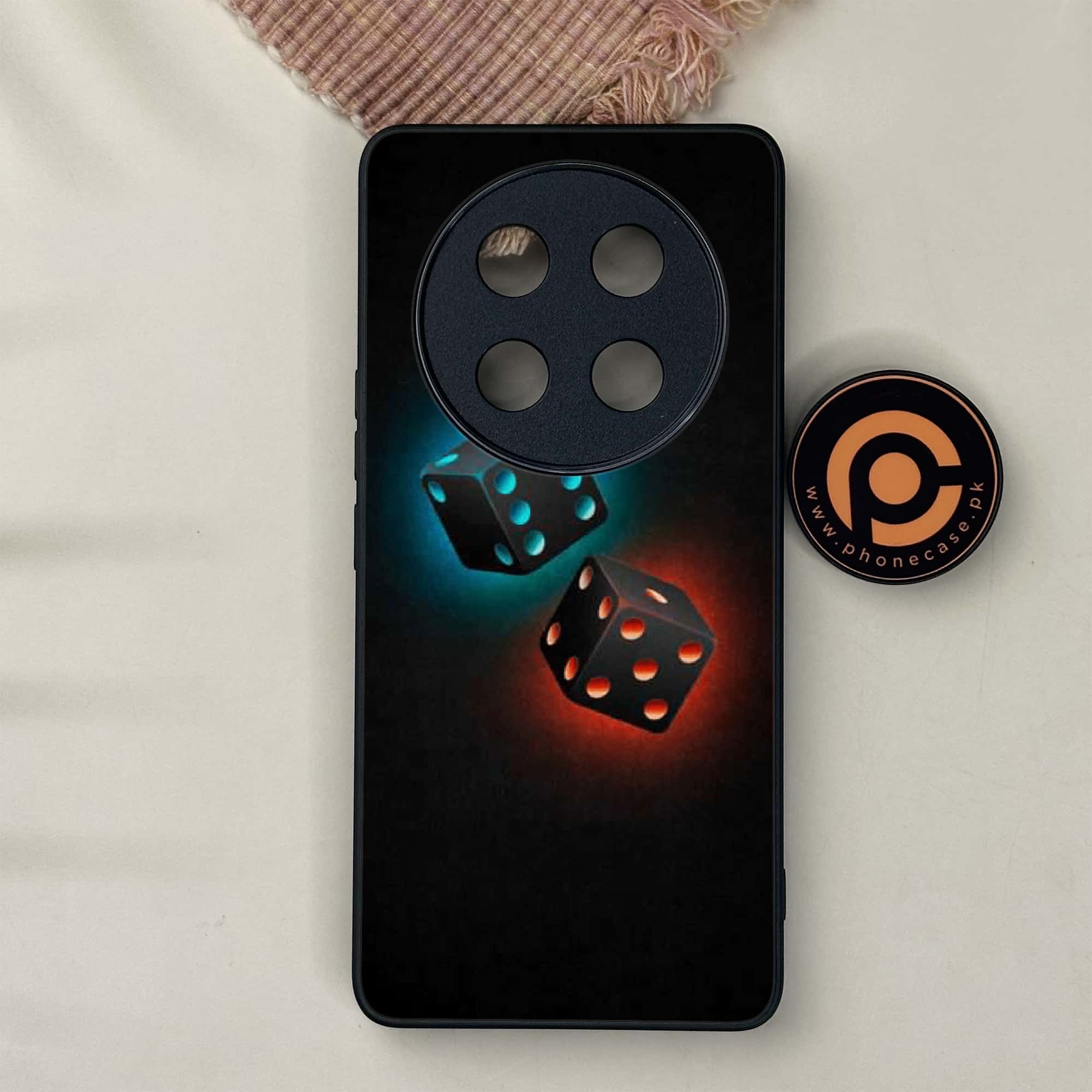 Honor X9c 5G - Black Art Series - Premium Metal Printed soft Bumper shock Proof Case