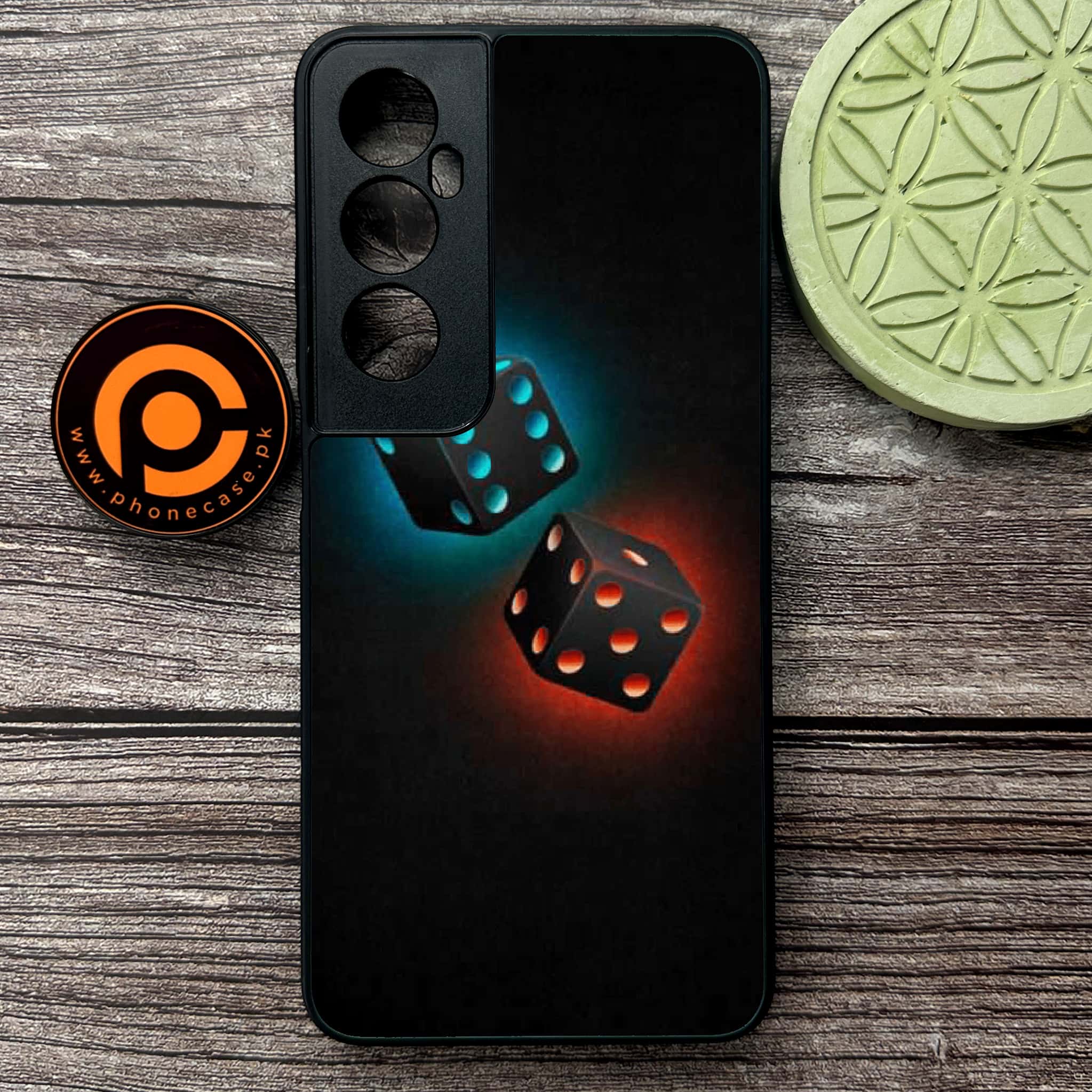 Realme C65  - Black Art Series - Premium Metal Printed soft Bumper shock Proof Case